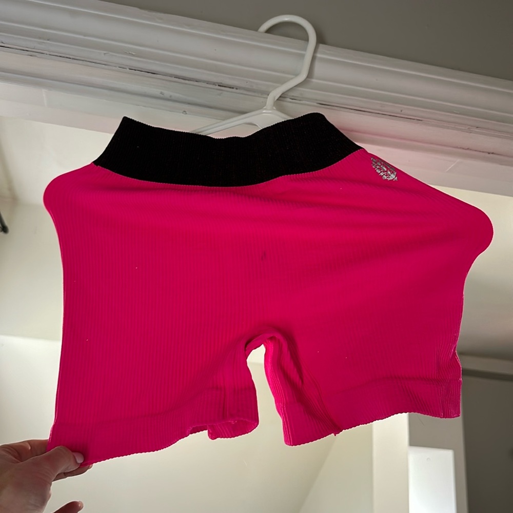 Limited Edition Hot Pink Free People Movement Biker Shorts